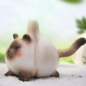 Dodowo Vegetable Fairies Series 1 Garlic Kitty - Ninniku Neko Blind Box Figure